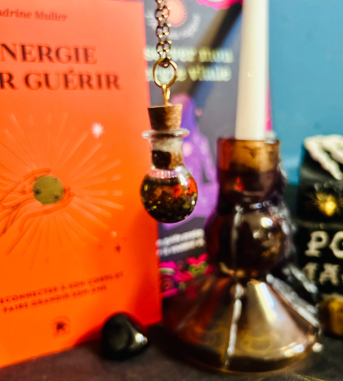 🧪 Fiole Enchantée – Collier personnalisé